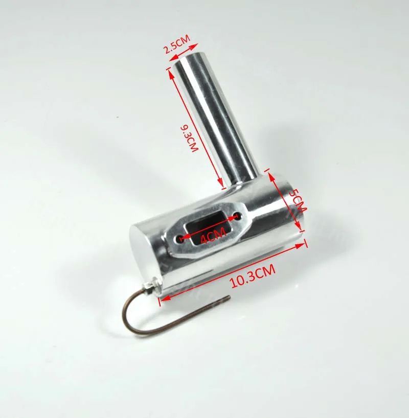 Боковой глушитель DLE55 выхлопная труба с комплектом аксессуаров для двигателя /