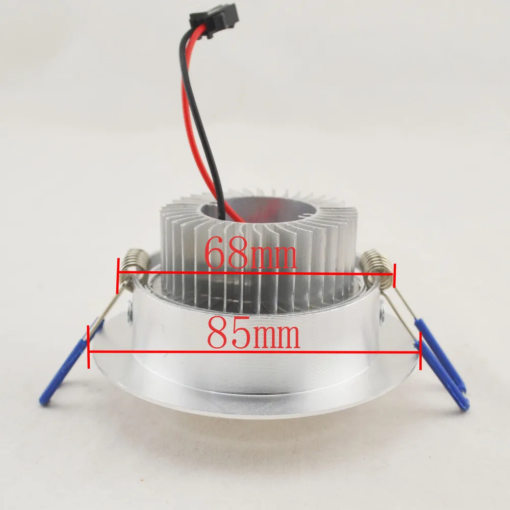 Встраиваемый светодиодный потолочный светильник с cob матрицей 3 Вт 5 7 10