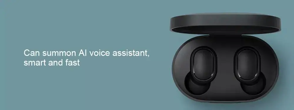 Xiaomi Redmi Airdots TWS bluetooth 5,0 наушники DSP с шумоподавлением Автоматическое Сопряжение двусторонний вызов стерео черный