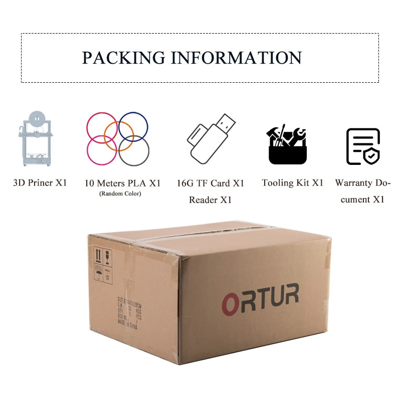 2019 Ortur 4 DIY 3d Принтер Комплект Авто Уровень Высокой Точности Impresora 3D с