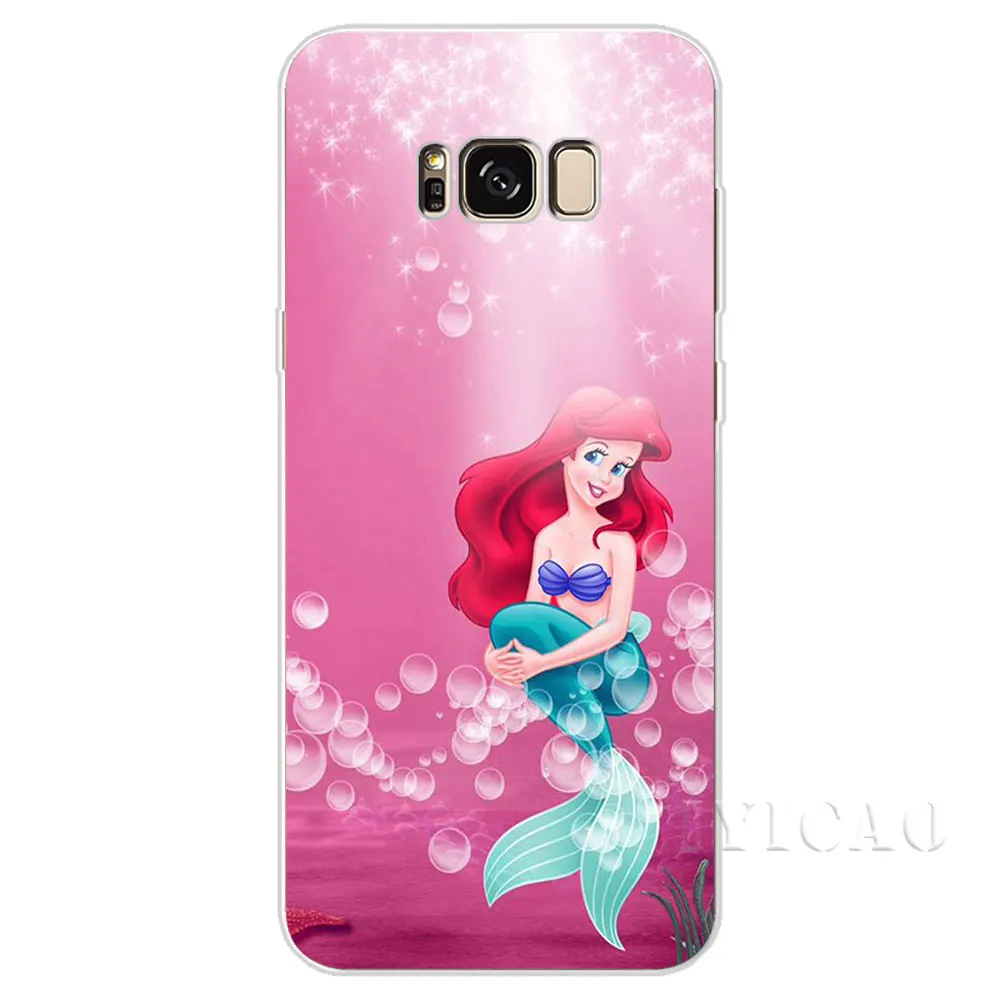 IYICAO с принтом Русалочка Ариэль жесткий чехол для Samsung Galaxy A3 A5 2015 2016 2017 A6 A7 A8 A9 плюс