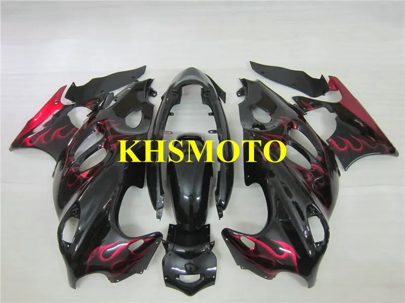 Комплект обтекателей Красного пламени для SUZUKI GSXF 600 750 GSX600 750F 96 99 00 06 GSX600F GSX750F 1996 2006
