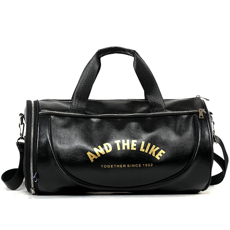 Scione PU Outdoor Messenger Bag Men Leather Sport with Shoes Storage Male Travel Yoga Shoulder Bolsa Sac De Bags | Спорт и