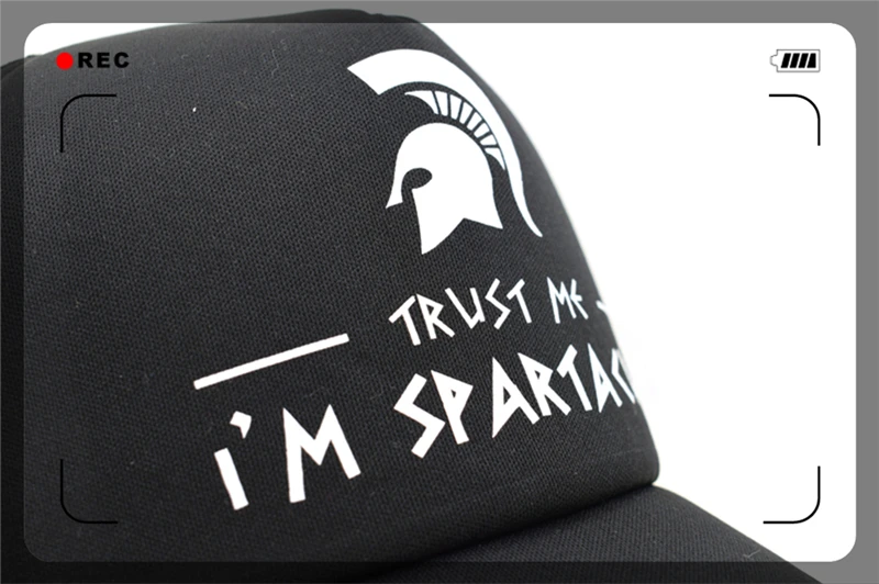 Климат Spatacus Trucker Кепка s Мужчины Спартак Черная кепка s жаркое лето я Спартак крутая бейсбольная сетка Кепка Дальнобойщика шляпа