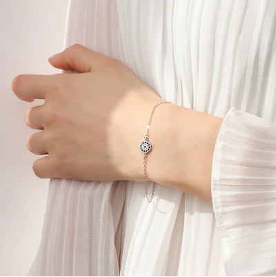 

Evil eye Stamp Tibetan Silver Plated Bracelet Nazar Boncuk Charm Bracelet & Bangle for Women female Jewelry Gifts free shipping