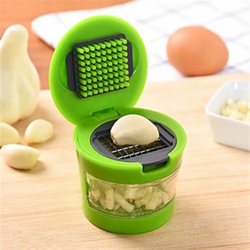 1 шт. измельчитель чеснока пластик + нержавеющая сталь пресс для