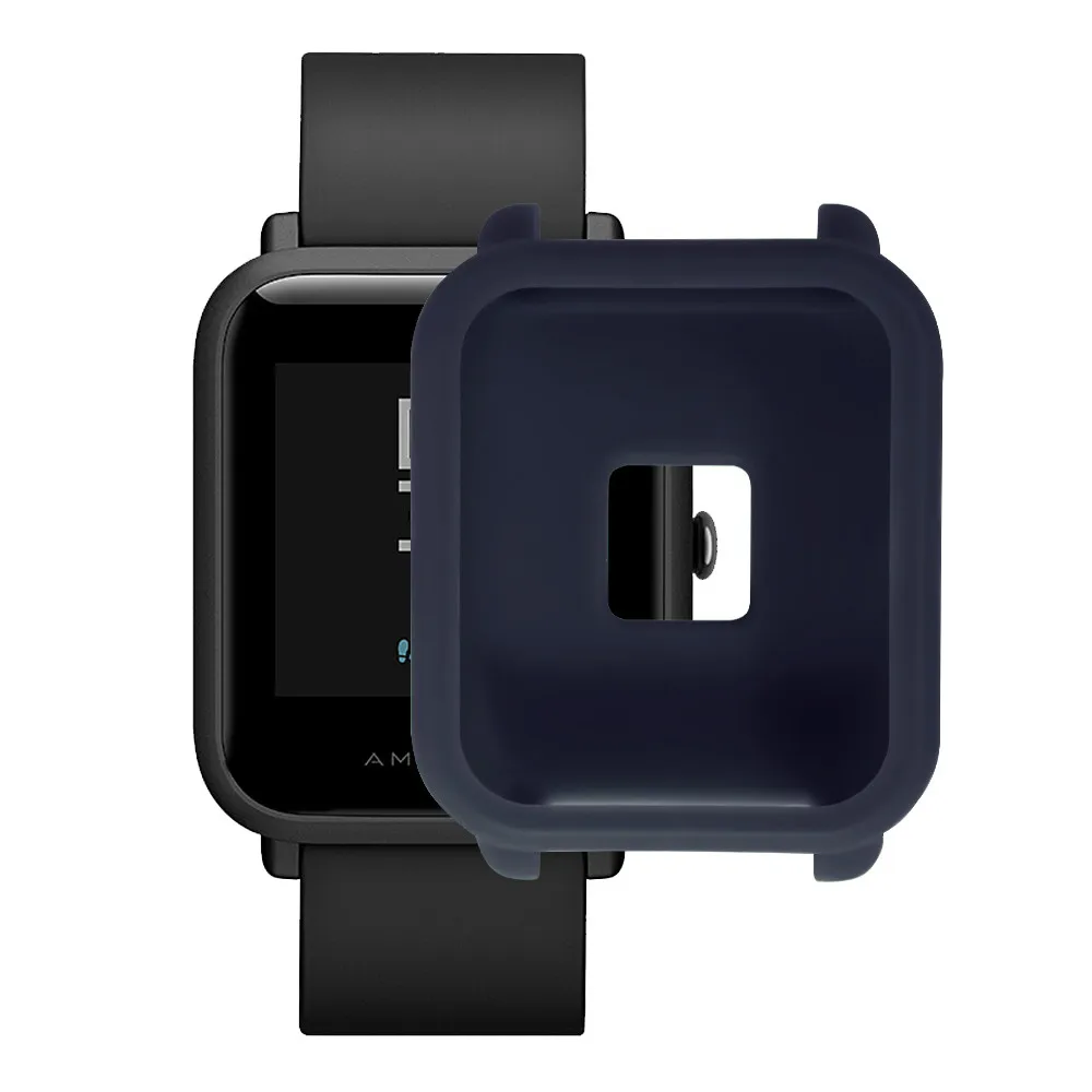 Мягкий ТПУ защитный силиконовый чехол для Huami Amazfit Bip Youth Watch Watachband Спортивные