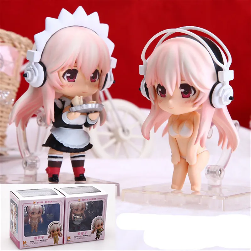 Аниме Супер Sonico Heandphone в бикини сексуальная фигурка игрушки горничной Соник