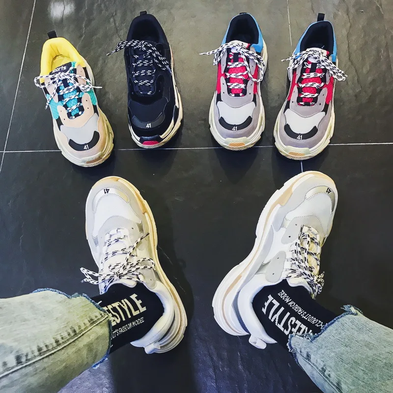 Новинка Баскетбольная обувь для мужчин и женщин кроссовки Triple S 3 0 Дышащие