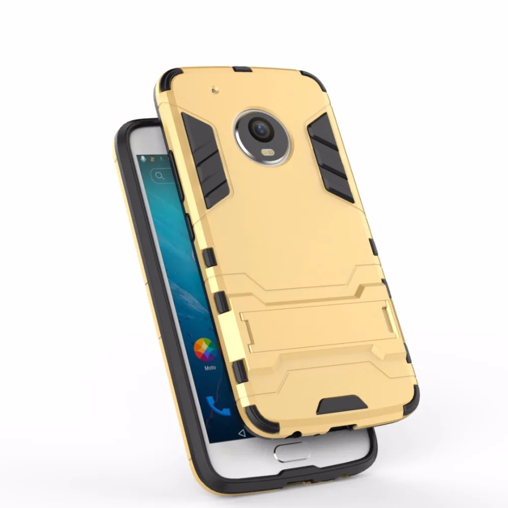 For Motorola MOTO G6 Play G5 G5S E5 Plus Iron Man Anti Shock Proof Armor Case 6 X4 Z2 Back Cases | Мобильные телефоны и