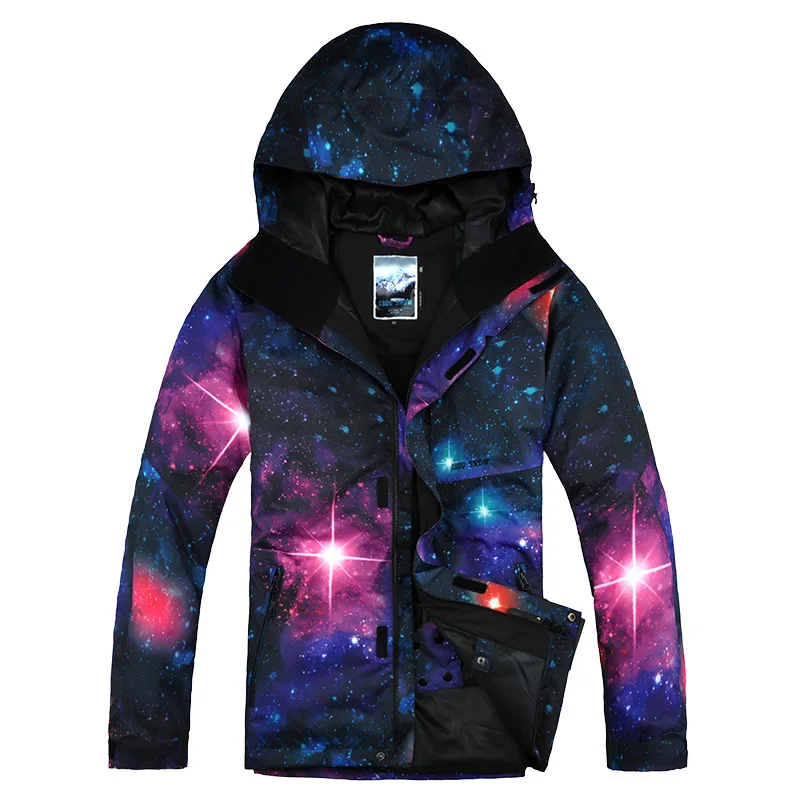 Мужская лыжная куртка Gsou водонепроницаемая ветрозащитная для катания на лыжах и