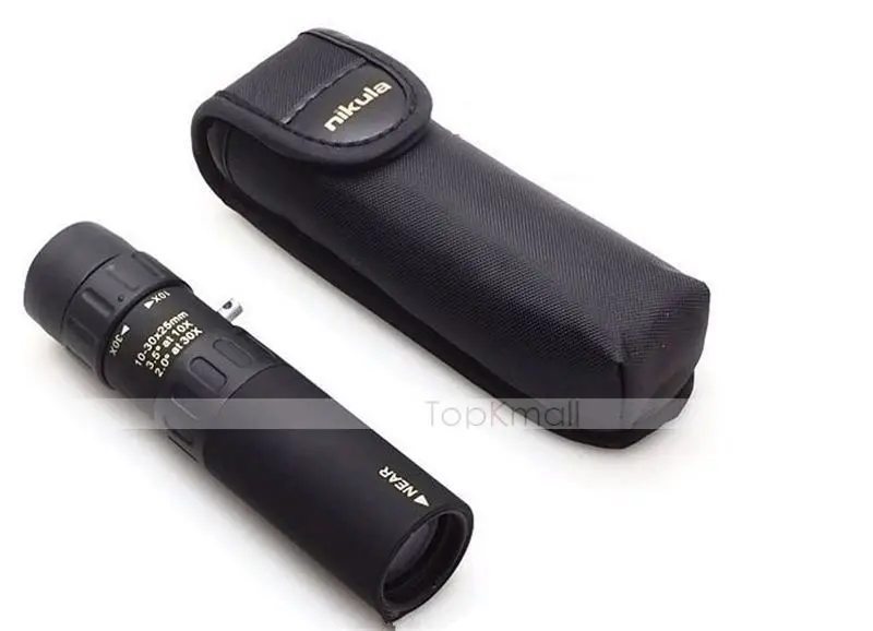 Free Shipping Telescope 10-30 x 25 Flexible focus High Power Monocular 200-500M lens Gifts | Инструменты