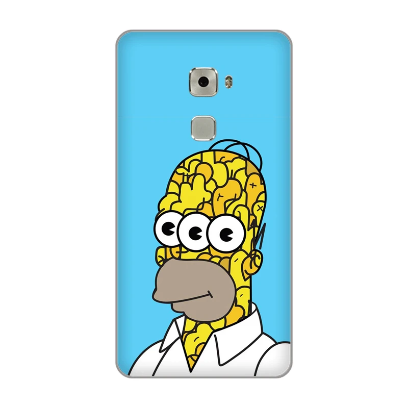 Забавный Модный мягкий чехол из ТПУ с рисунком Гомера J. Симпсона для Huawei Mate 10 Pro 7 8
