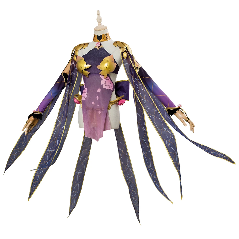 Fate Grand Order FGO Косплей Кама костюм платье с доспехой головной убор полный комплект