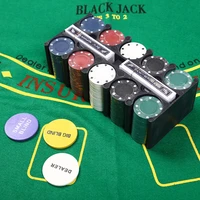 200pcs plastic texas holdem chips professional casino poker european poker tour poker chips with chips entertainment