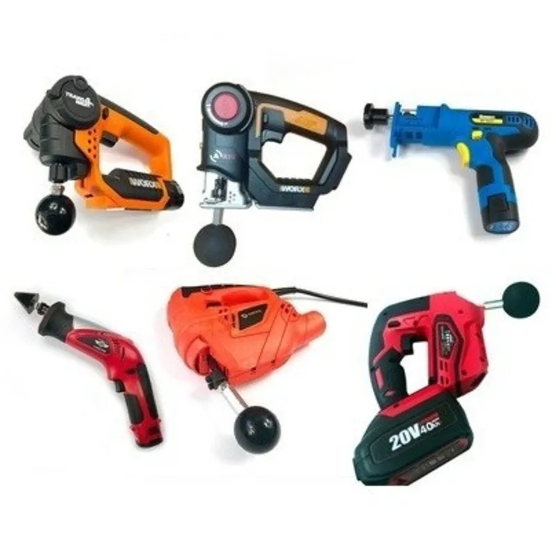 6 шт./партия фасции пистолет Массажная головка массажер мышц тела адаптер ударный