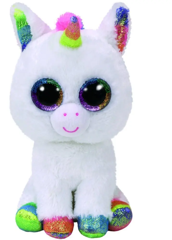 Плюшевая игрушка единорог Wishful Magic Fantasia Pixy Harmonie Diamond Candy Cane Horse большие глаза мягкие животные 15 см