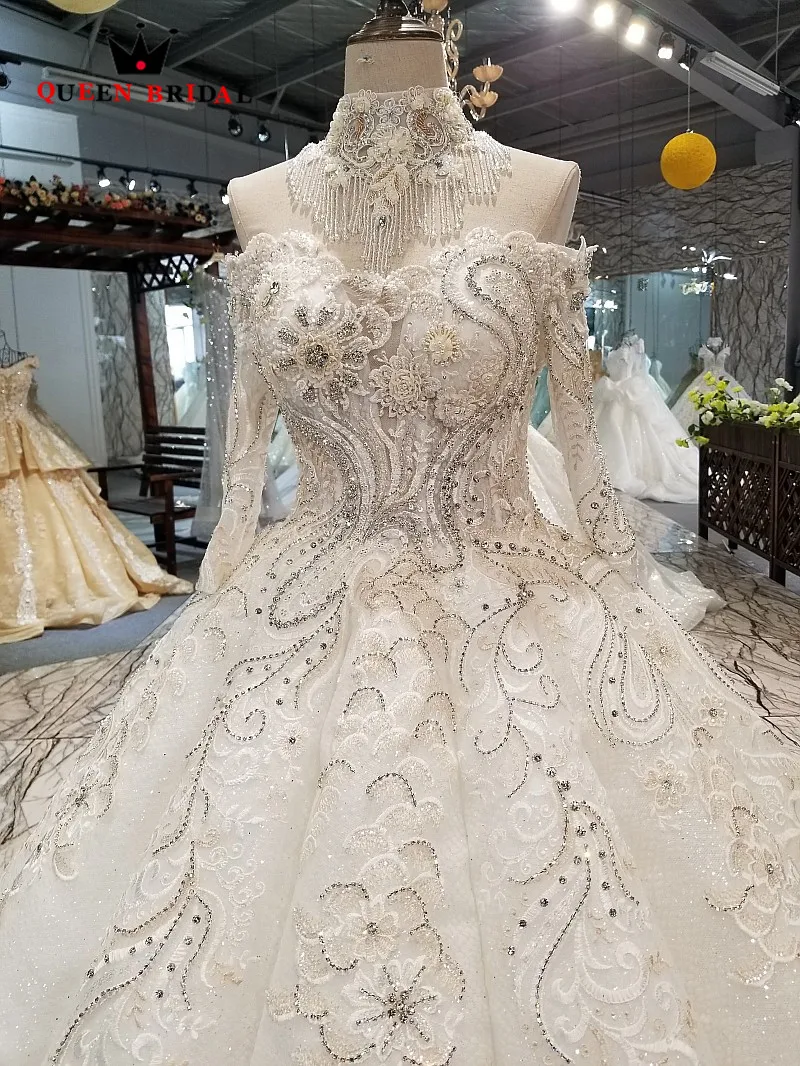 Свадебное платье с вырезом лодочкой vestido de casamento 2019 цвета слоновой кости
