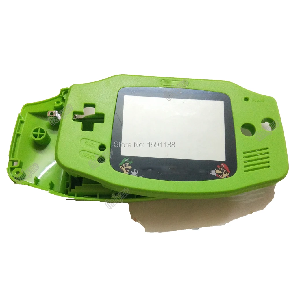Новинка игровой корпус цвета зеленого яблока Repir подходит для консоли NintendoGBA