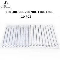 sterilized tattoo needles stianless medical disposable permanent microblading needles for shader tattoo eyebrow tattoo machine