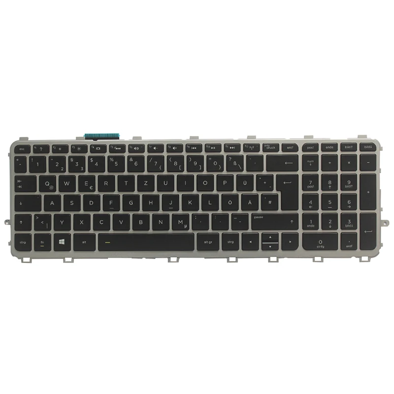 German Laptop keyboards for HP envy 15-J 15T-J 15Z-J 15-J000 15t-j000 15z-j000 15-j151sr GR silver frame with backlight keyboard |
