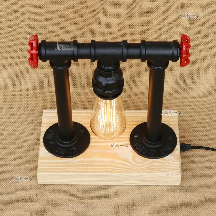 Американский Ретро промышленный ветер характер спальня кровать идея западные