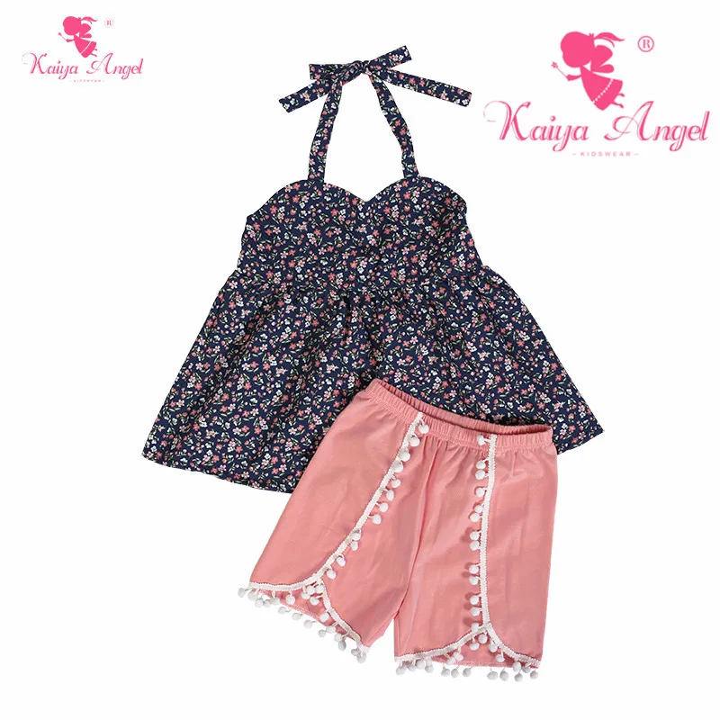 Kaiya Angel 2018 наряд для маленьких девочек весна лето Цветочная эксклюзивная детская