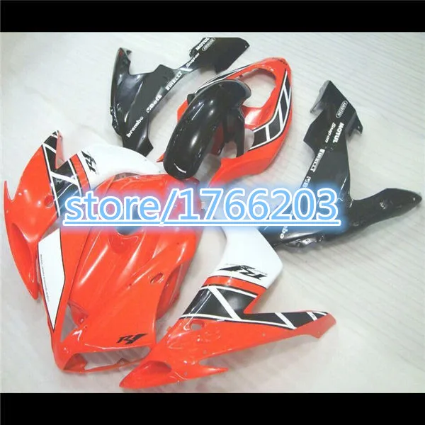 

TOP for YAHAMA YZF R1 06 05 04 YZF-R1 04-06 YZFR1 2005 2004 2006 YZF1000 R1 06 05 04 fairings white red black fairing kits BBF
