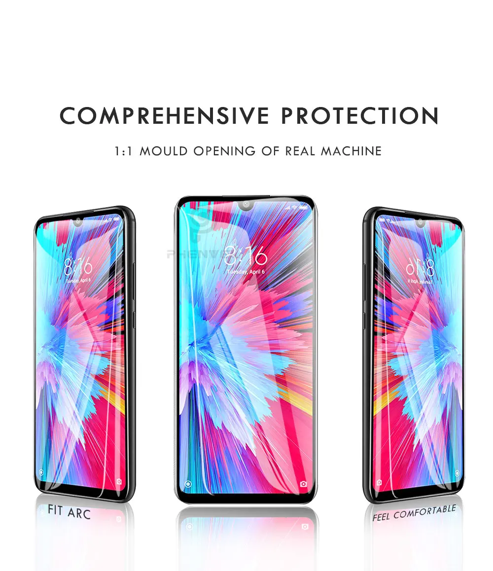 5D стекло для Xiaomi Redmi Note 7 защитная пленка для экрана против царапин 9H закаленное стекло для Xiomi Redmi 7 note 7 защитное стекло