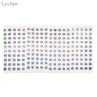 Голографическая этикетка Lychee Life с круглые наклейки, лазер сделай сам, водонепроницаемая