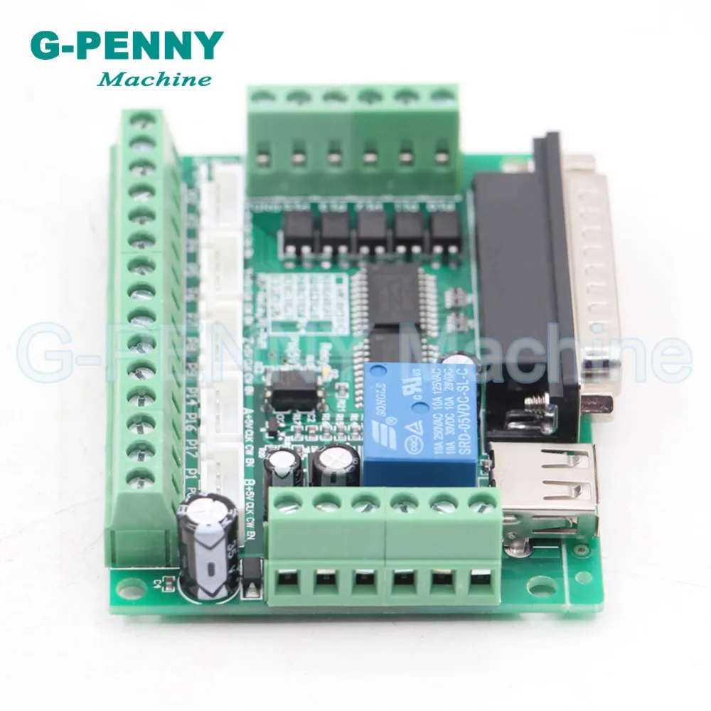 Mach3 5 Axis CNC breakout board DB25 USB плата контроллера для маршрутизатора с ЧПУ интерфейсная плата адаптера интерфейса Optocoupl