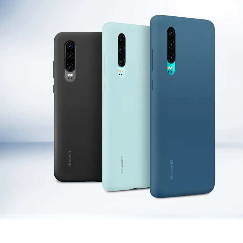 Оригинальный чехол для Huawei P30 Pro официальный жидкий силиконовый защитный из