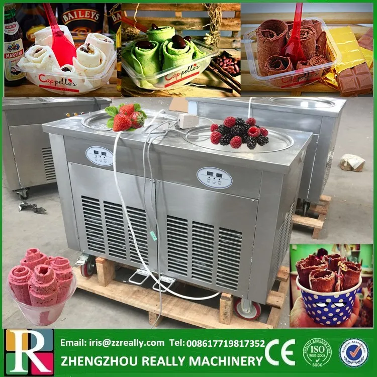 R410A фреон машина для приготовления мороженого ролл палка производства тайского