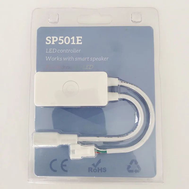 10pcs SP501E WIFI LED Controller Works with Amazon Alexa for Addressable IC strip WS2812B SK6812 DC5-24V can control 900pixels | Лампы и