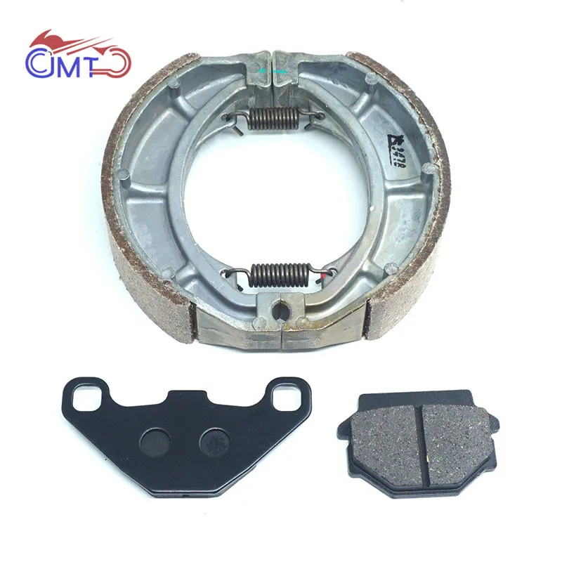 Комплект передних тормозных колодок и задних для Suzuki GN125 E 1991 1992 1993 1994 1995 1996 1983 KX500