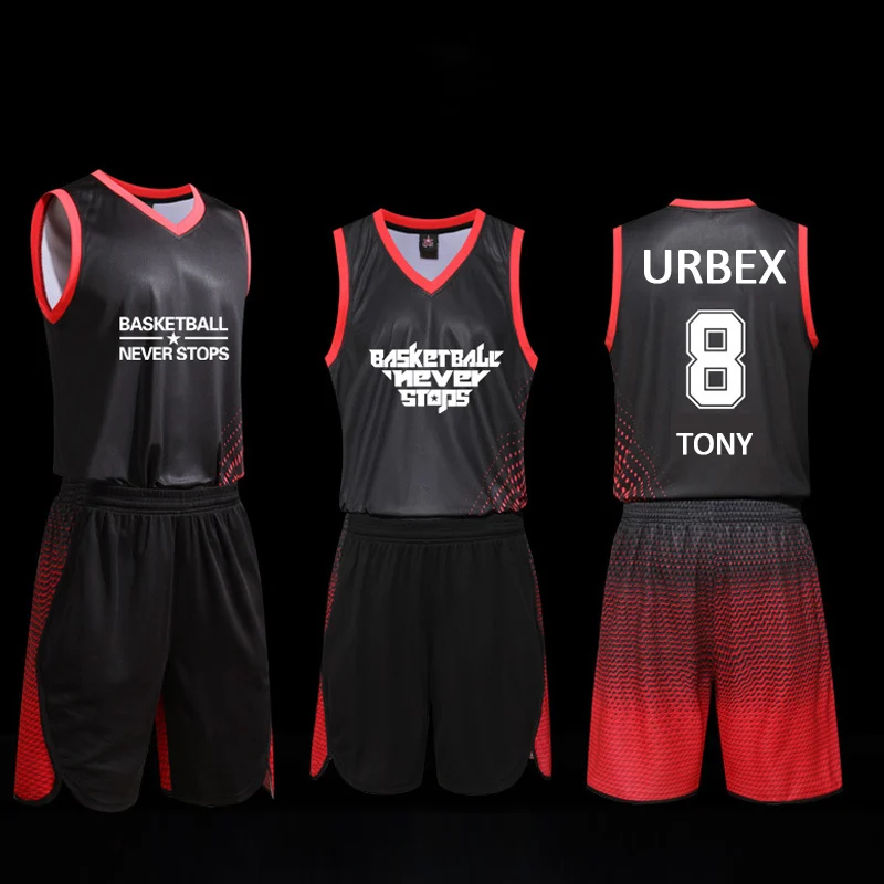 Urbex баскетбольные майки на заказ форма персонализировать рубашка пустой простой