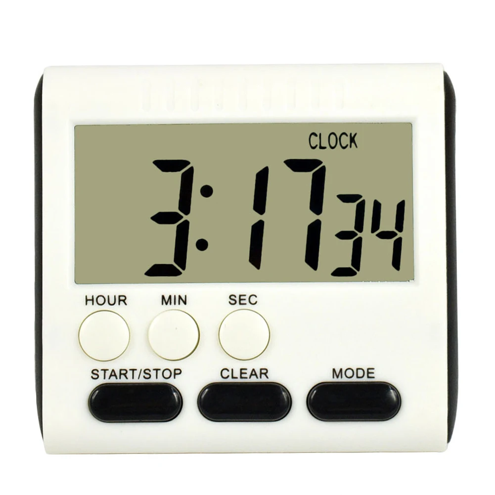 new Kitchen Cooking Time Counter Magnetic LCD Digital Alarm Clocks Large Timer Loud Count-Down Up Clock |