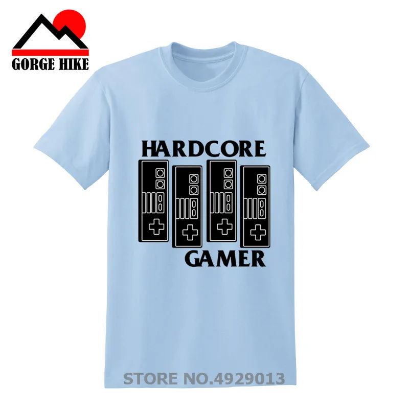 Новинка Винтажная футболка для геймеров HARDCORE PLAYSTATION XBOX PS1 PS3 PS4 FPS игровая ручка