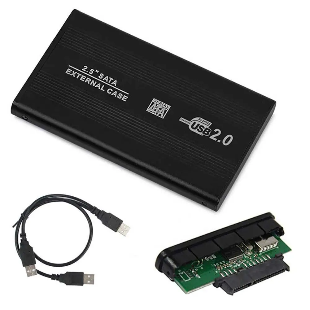 2 5 дюйма USB 0 SATA внешний мобильный жесткий диск коробка hdd алюминиевый сплав корпус