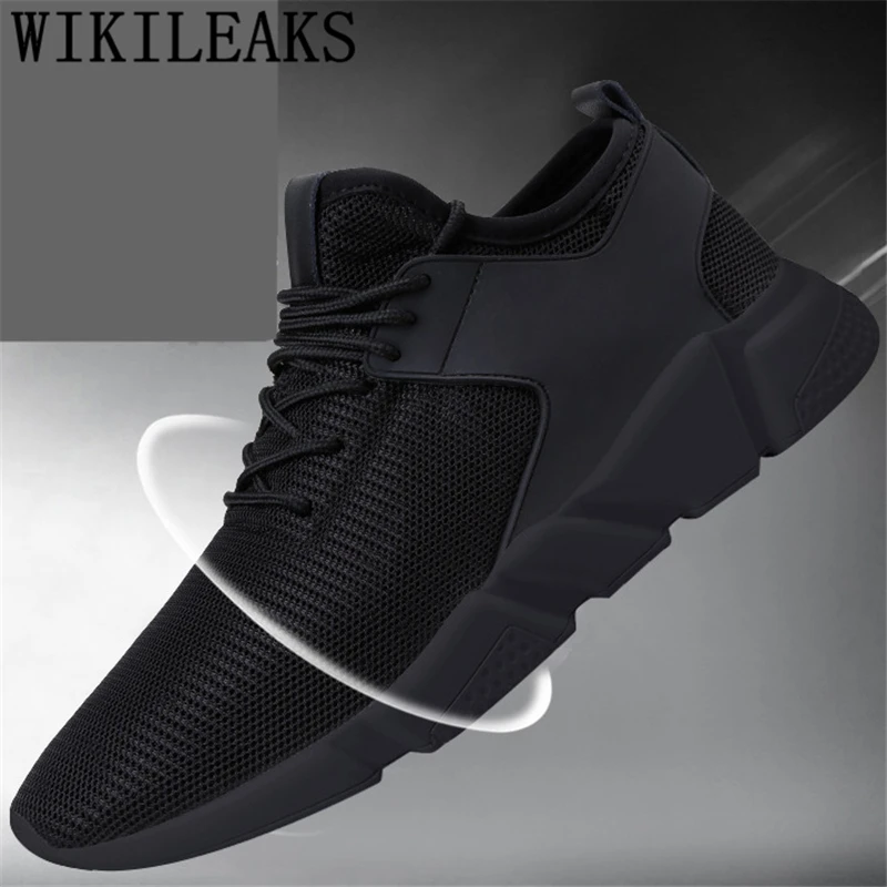 Breathable Shoes Fashion Sneakers Brand Men Mesh Summer Heren Comfort Unisex Casual Bona | Обувь