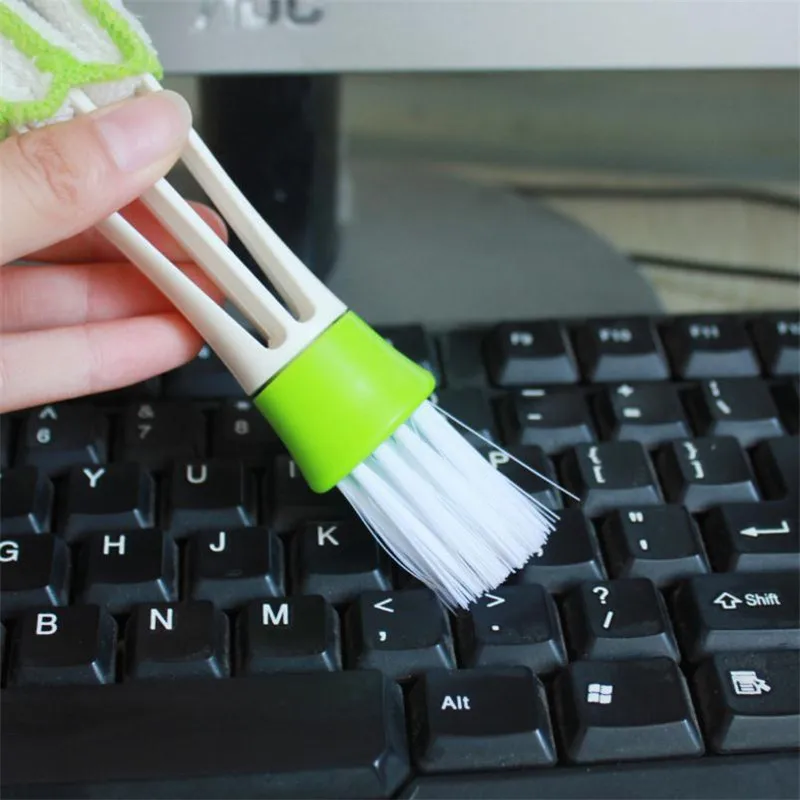 TOSPRA Portable Double Ended Car Cleaning Accessories For Auto Air Conditioner Vent Slit Blinds Cleaner Brush Styling Tools | Автомобили и
