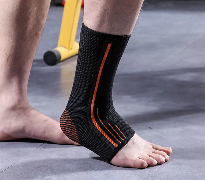 1 шт. компрессионные утяжелители для ног Tobillera Deportiva поддержка лодыжки Pesas Para поддержка лодыжки Brace Спорт Бег упражнения - Цвет: Оранжевый