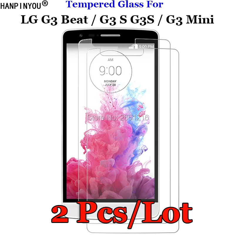 Защитное стекло премиум класса для LG G3 S G3S Mini Vigor D722 D725 D722K D724 5 0 дюйма 2 шт./лот |