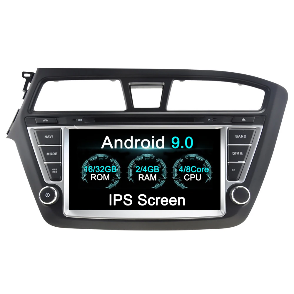 4 + 32 ГБ Android 9 0 автомобильный DVD плеер для HYUNDAI I20 2014 2015 2016 2017 радио Ibiza GPS Карта