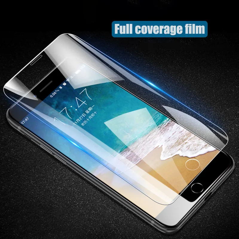 BFOLLOW 4D мягкий экран протектор для iPhone 7 8/7 Plus 8 Plus/X спереди плёнки Аврора назад