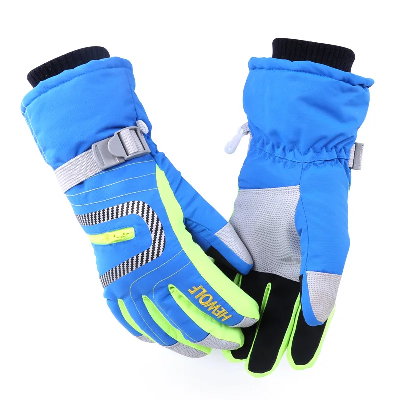 Hewolf ski gloves thick winter riding waterproof insulation divide refers to men and women common pattern | Спорт и развлечения