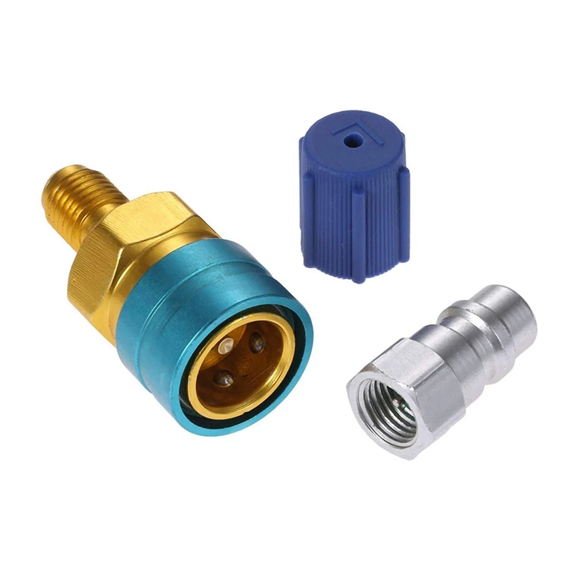 R1234Yf To R134A Low Side Quick Coupler R12 Hose Adapter Fitting Connector For Car Air-Conditioning Ac Charging | Автомобили и