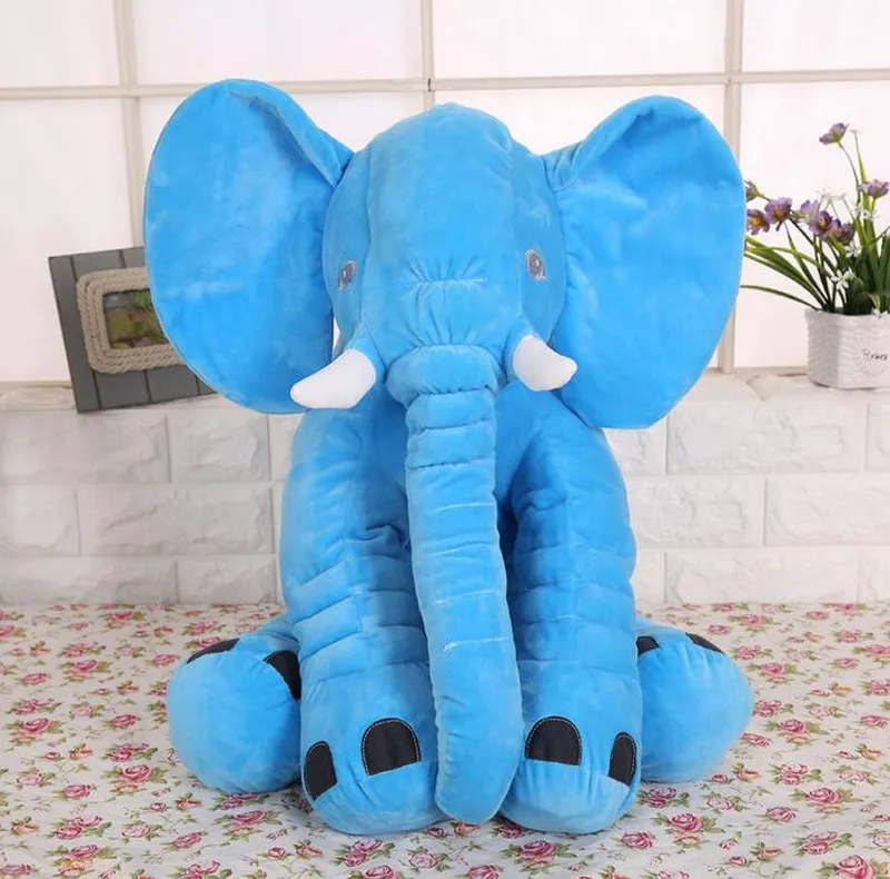 Princess Children Elephant Plush Animal Baby Pillow Playmate For Kids Sleeping Toys Calm Stuffed Doll Cushion |