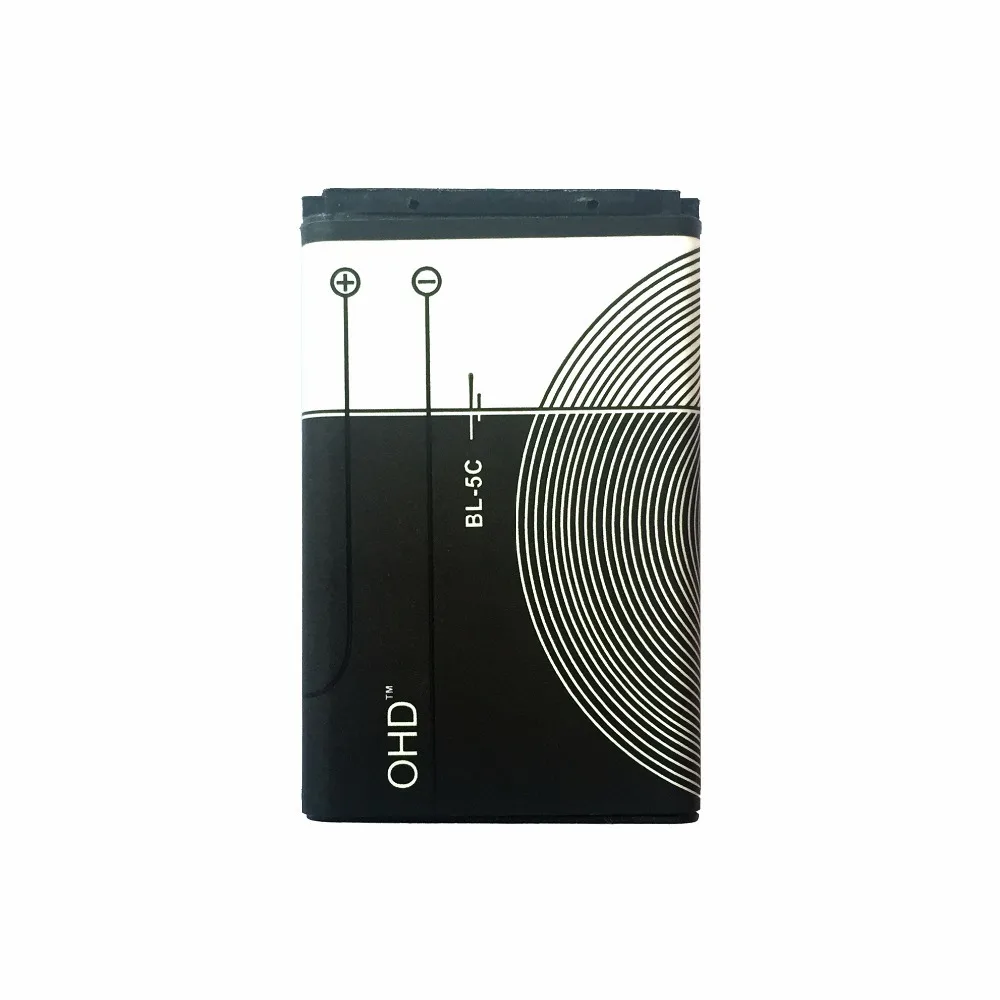 5 шт./лот оригинальный Bl 5c Li Ion Батарея для Nokia 1000 1010 1108 1110 1112 1116 E50 E60 N70 6680 2020 Bl5c