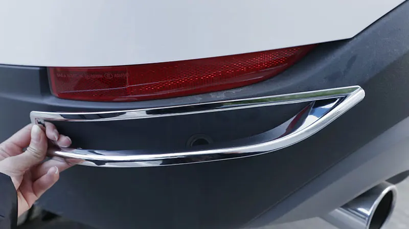 2 шт. задний светильник Рамка светильника отделка Стикеры для BMW X1 F48 20i 25i 25le 2016 2019